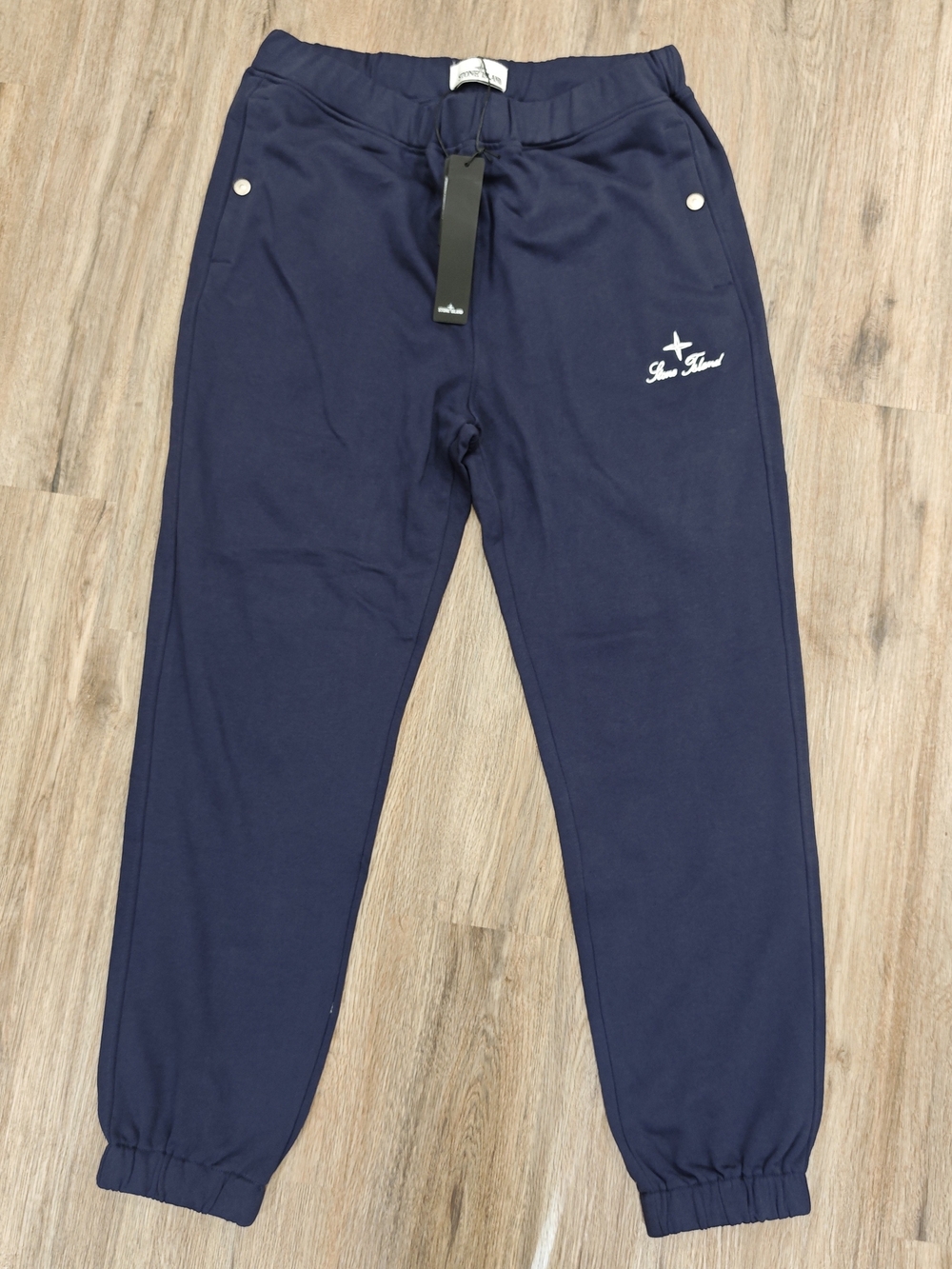 Stone Island Navy Blue Jogger Sweatpants
